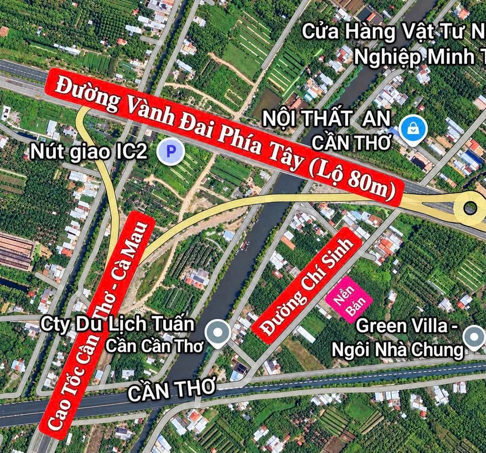 Bán nền đất 1339m² mặt tiền Chí Sinh, Cần Thơ - Ảnh thu nhỏ 3
