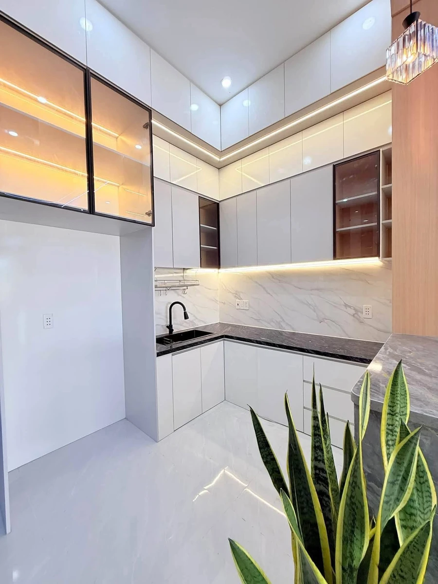 Bán nhà mới xây 1 trệt 2 lầu mặt tiền đường Thanh Phú – Mỹ Yên, Bến Lức, Long An - Ảnh thu nhỏ 5