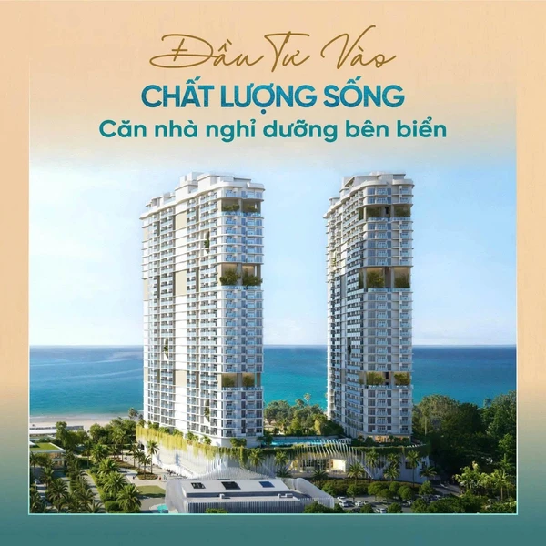 Bán căn hộ studio mặt tiền biển 35m² từ 2.5 tỷ Hồ Tràm