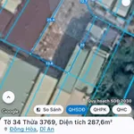 Bán đất 288m2 đường Thống Nhất, phường Đông Hòa, Dĩ An, giá 10,5 tỷ - Ảnh thu nhỏ 3
