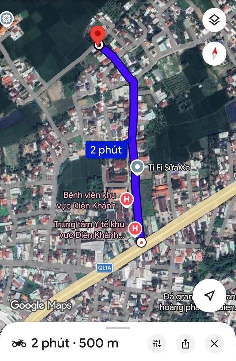 Bán đất thổ 140m2 ngang 5m giá 1,05 tỷ tại Diên Điền, Khánh Hòa - Ảnh thu nhỏ 4