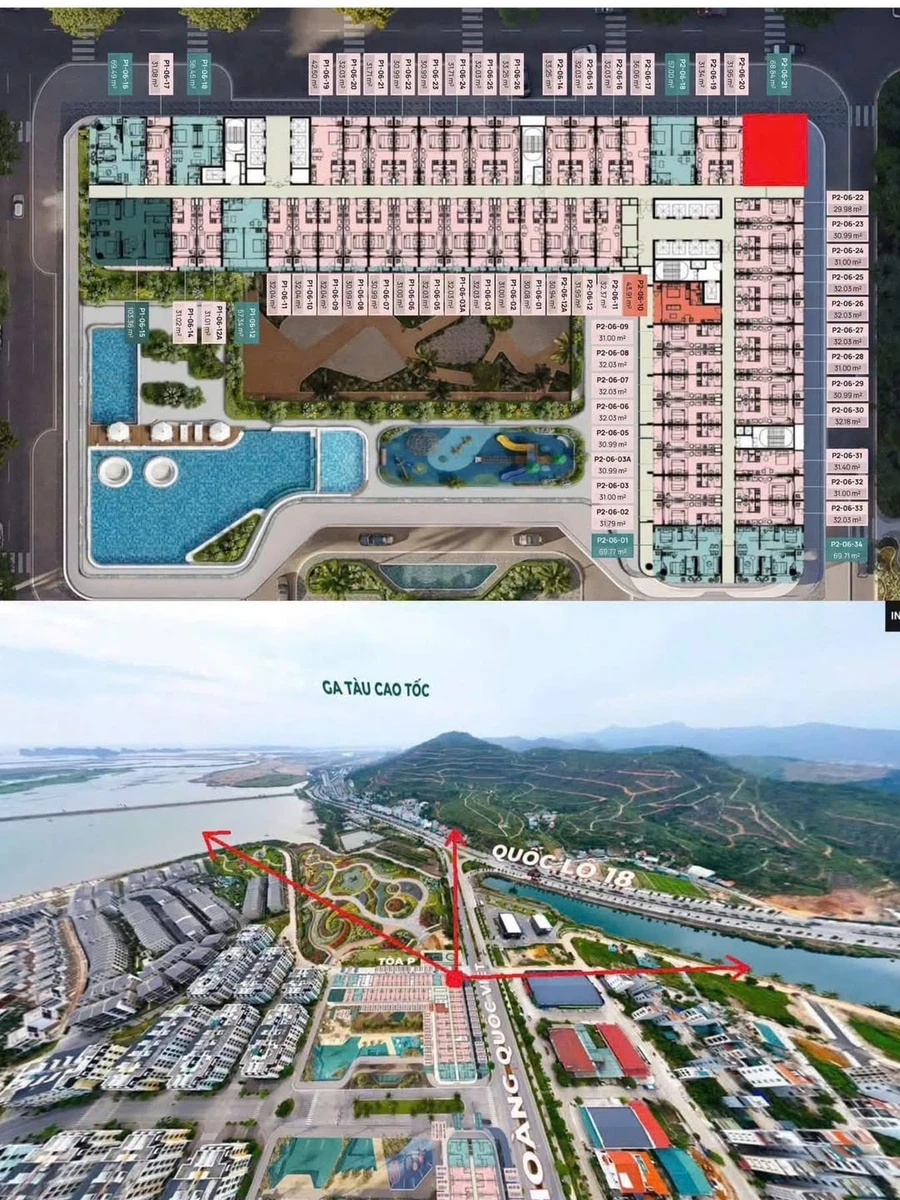 Bán căn góc 2PN 66m² Prima Bay, Hạ Long giá 3,051 tỷ - Ảnh 1