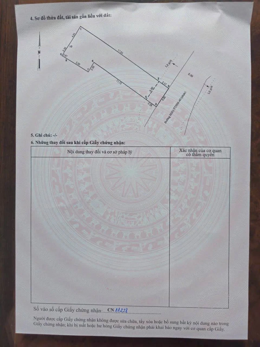 Bán đất Hóc Môn 100m², mặt tiền 8m, 2 tỷ 850 - Ảnh thu nhỏ 4