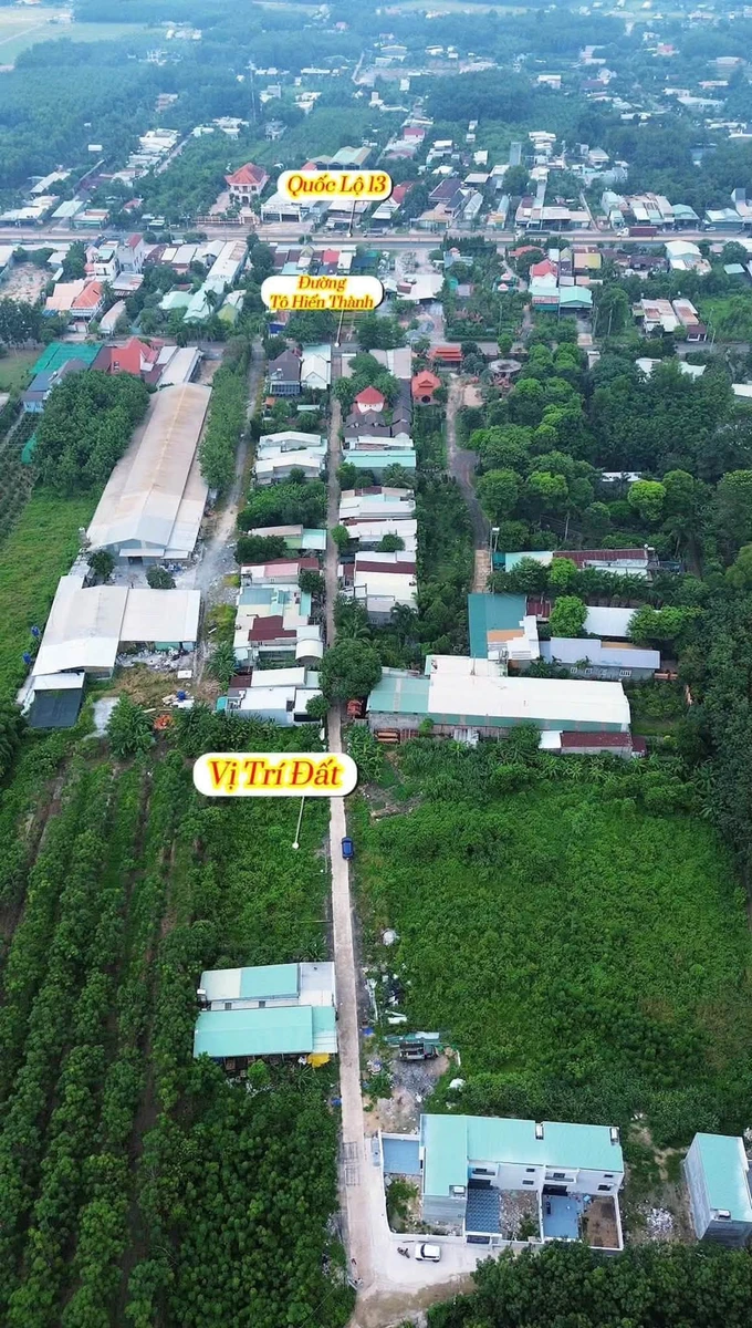 Bán đất 400m2 đường D8 Thành Tâm, Chơn Thành 1 tỷ 5 - Ảnh thu nhỏ 2