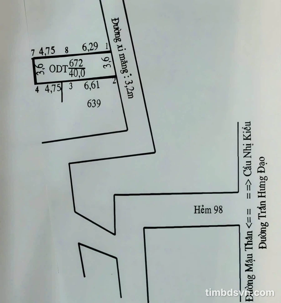 Bán nền đất 40m2 trung tâm Cần Thơ, 1 tỷ 490 triệu - Ảnh thu nhỏ 2