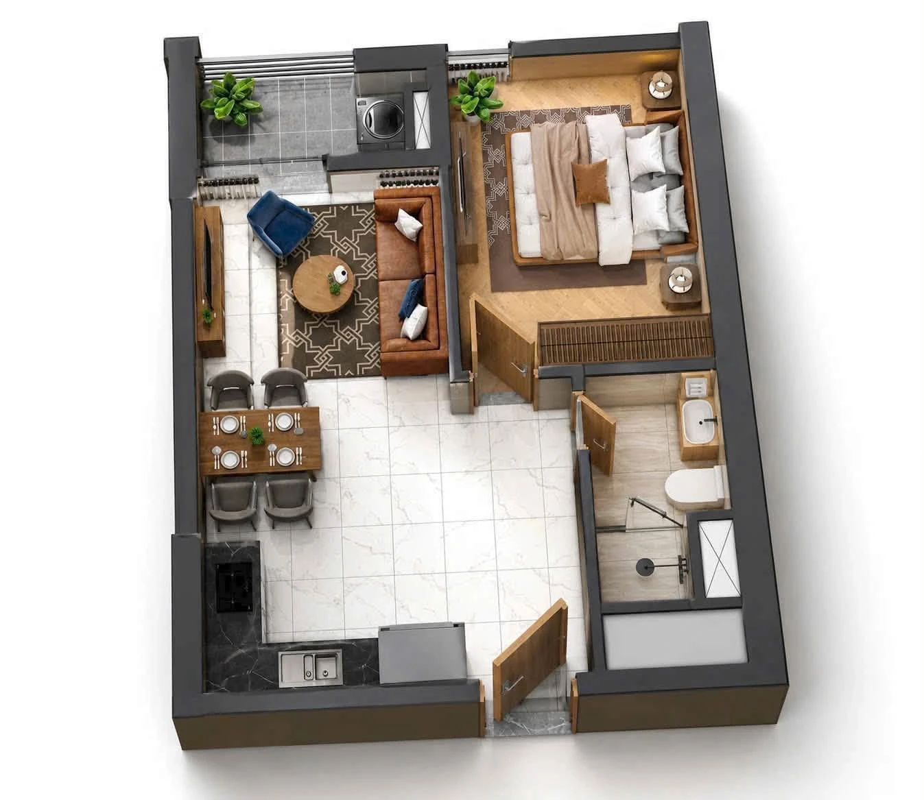 Bán căn hộ 1PN 41,8m² FourS Tower Đà Nẵng giá 1,9 tỷ - Ảnh 1