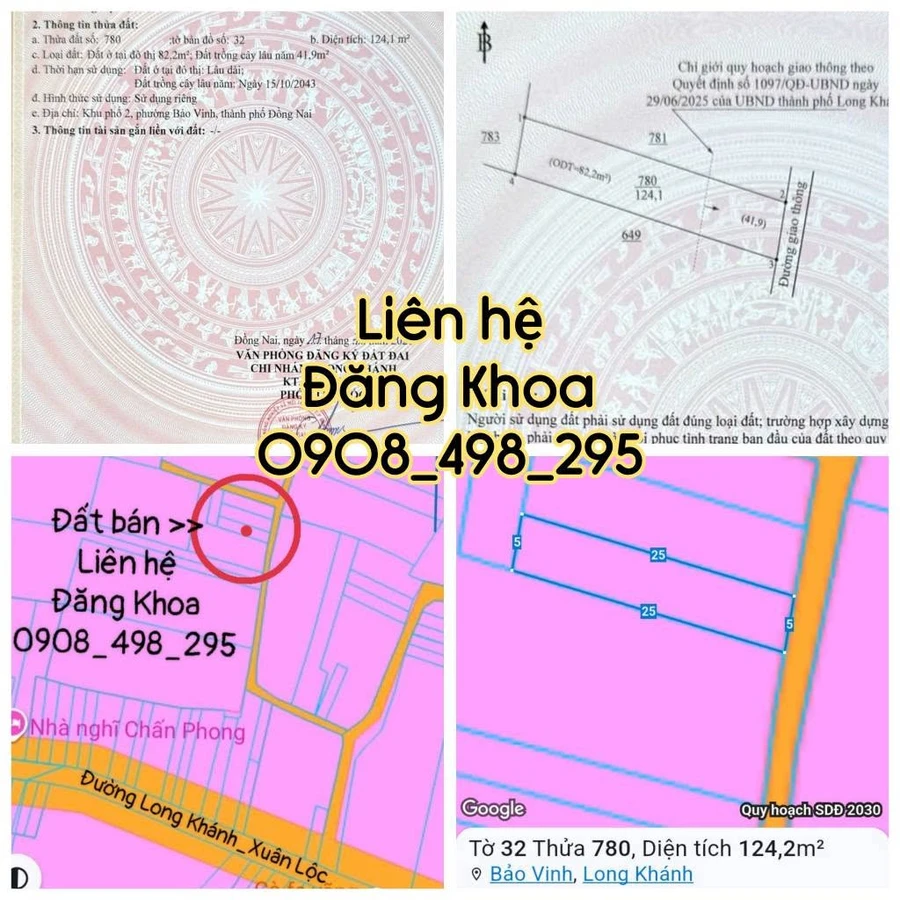 Bán đất 125m² Duy Tân, Bảo Vinh, Đồng Nai 750 triệu - Ảnh 1