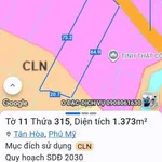 Bán nhà vườn 1360m² mặt tiền 6m Tân Hòa Phú Mỹ 2 tỷ 300 - Ảnh thu nhỏ 1