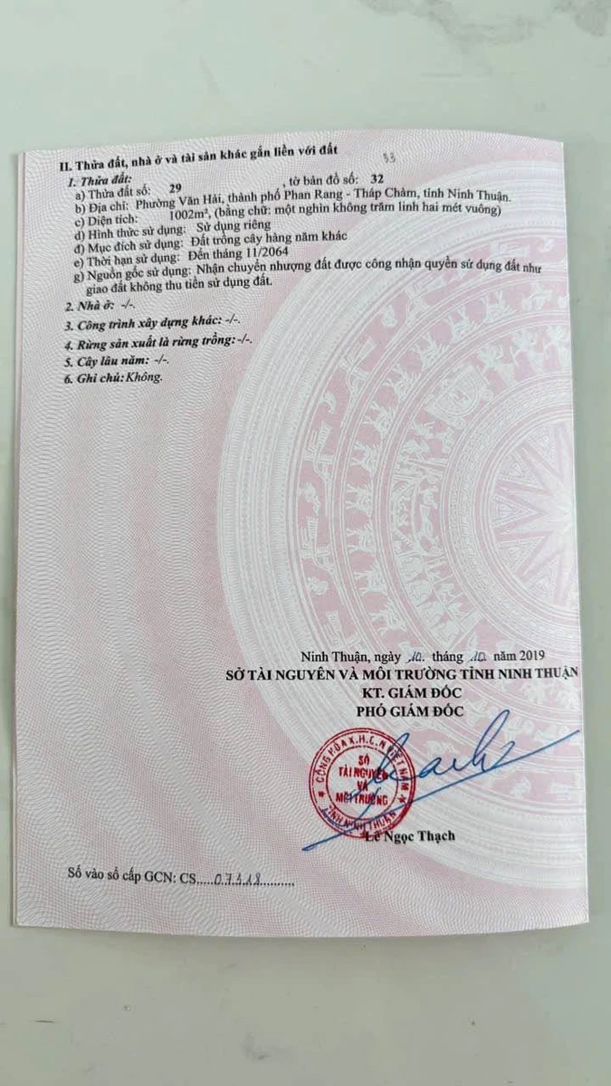 Bán 1 sào đất Văn Hải Phan Rang 766m2, 2 tỷ 370 - Ảnh thu nhỏ 5