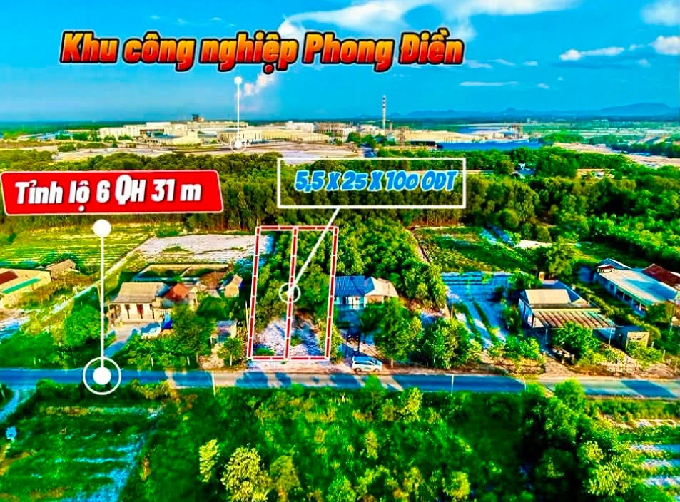 Bán đất mặt tiền tỉnh lộ 6 Huế 154m², gần KCN - Ảnh 1