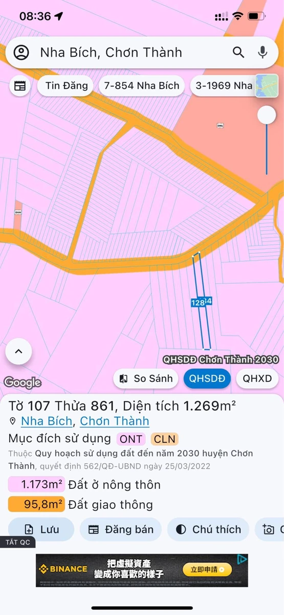 Bán đất Nhà Bè 1269m2 mặt tiền nhựa 1 tỷ 5 - Ảnh thu nhỏ 5