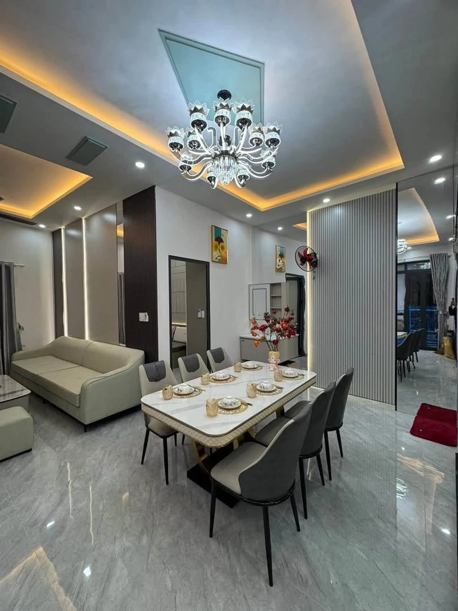 Bán nhà 3 tầng 55,7m² kiệt Trần Cao Vân, cách biển 100m, full nội thất, Đà Nẵng - Ảnh thu nhỏ 2