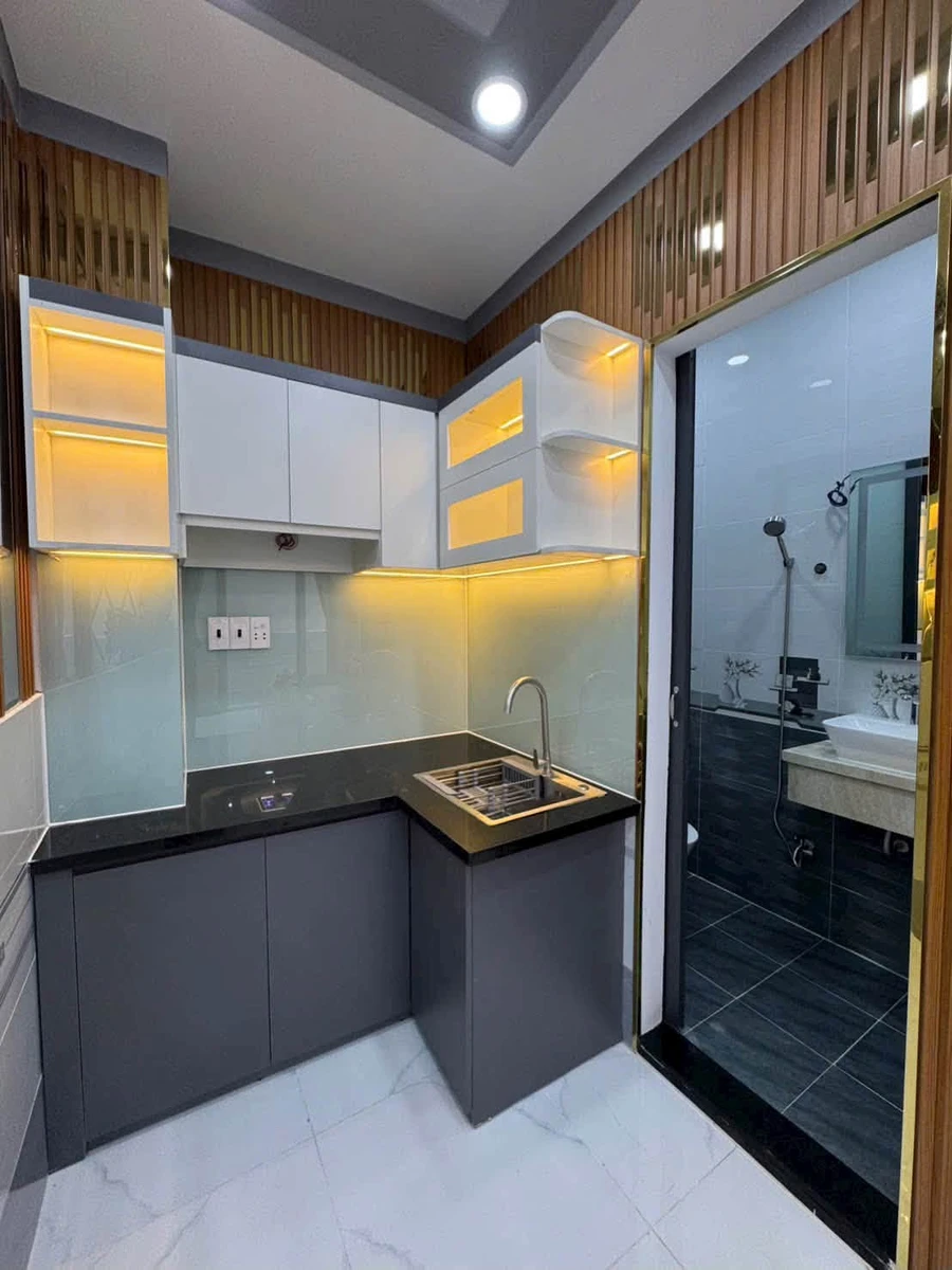 Bán nhà hẻm Huỳnh Tấn Phát 21,6m2 1 trệt 1 lầu 2PN giá 1,1 tỷ, Nhà Bè - Ảnh thu nhỏ 2
