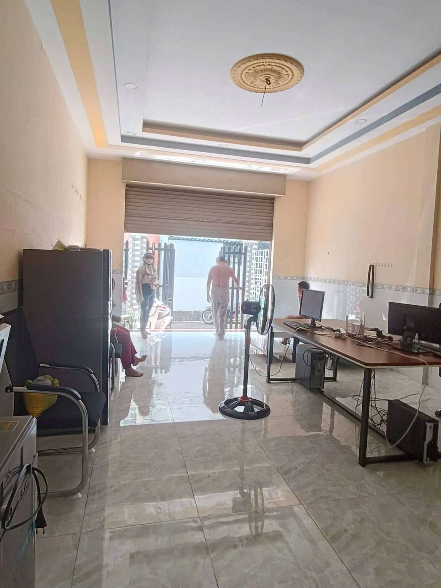 Cho thuê nhà trệt lầu 100m² 3PN gần Bệnh viện Dĩ An 6 tr/tháng - Ảnh 1
