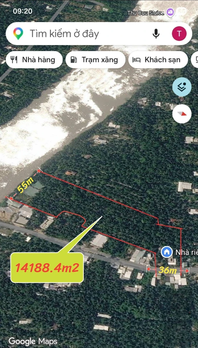 Bán 3 thửa đất liền kề hơn 14.000m2 mặt tiền sông và lộ tại Xã Phước Long, Vĩnh Long - Ảnh 1
