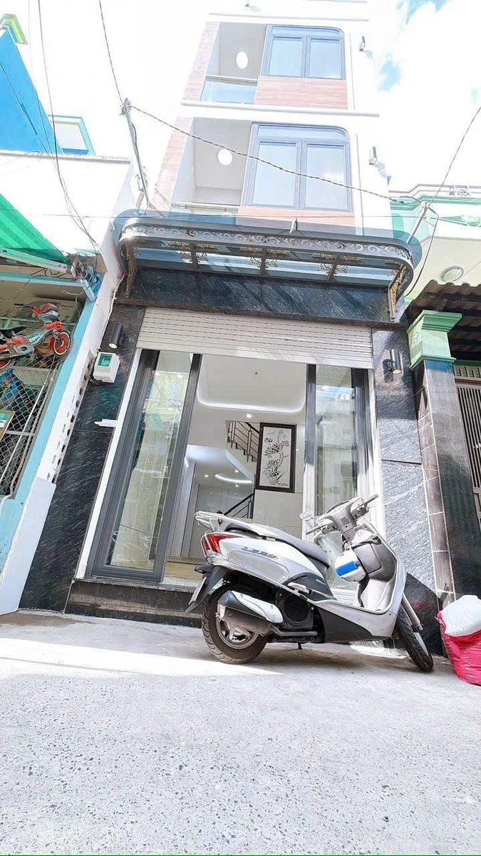 Bán nhà 4 tầng 4PN 38m² hẻm 4m đường Doãn Văn Bơ, Phường 14, Quận 4 - Ảnh 1