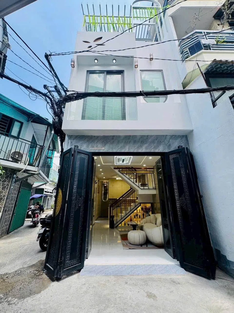Nhà phố 3 tầng 35,2m² Âu Dương Lân, Quận 8 - 5,5 tỷ - Ảnh 1