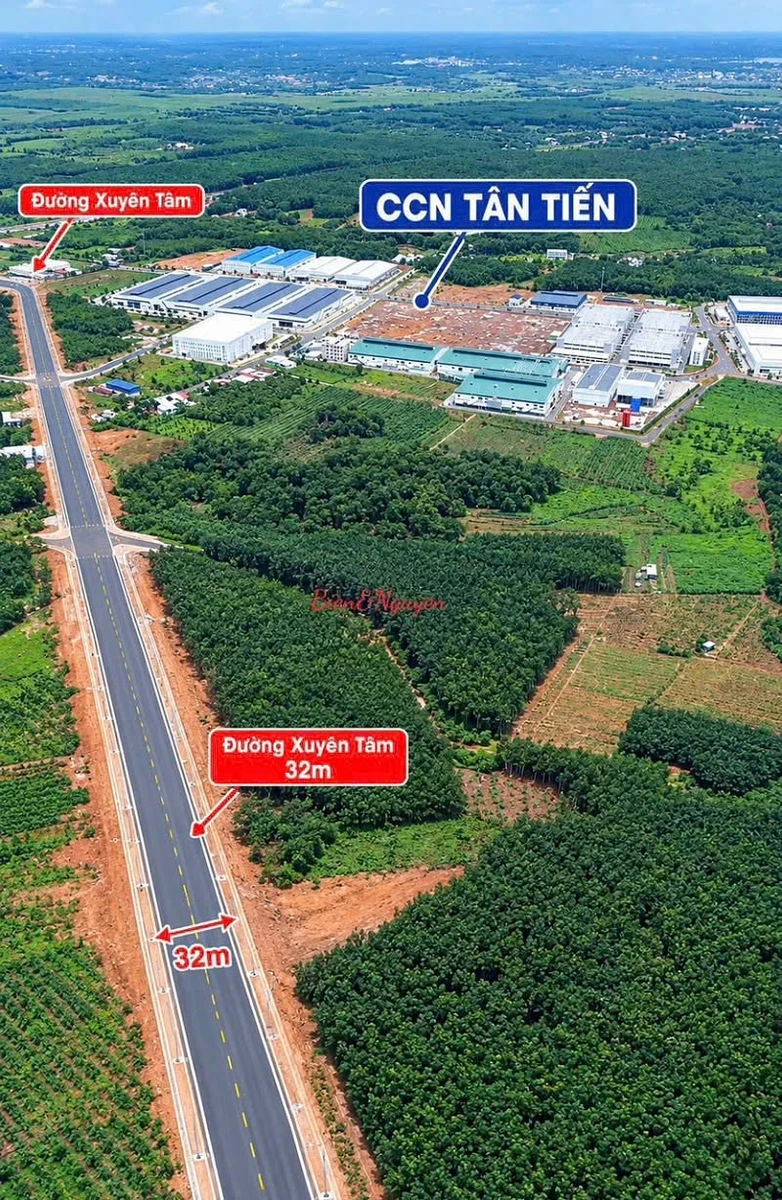 Bán 3 nền đất mặt tiền Xuyên Tâm Đồng Phú, 200m², 500 triệu/nền - Ảnh thu nhỏ 5