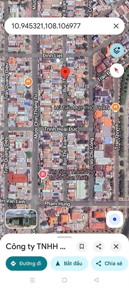 Bán gấp lô đất 100m2 mặt nhựa đường Bùi Thị Xuân, phường Xuân An, Phan Thiết giá 2,95 tỷ - Ảnh 1