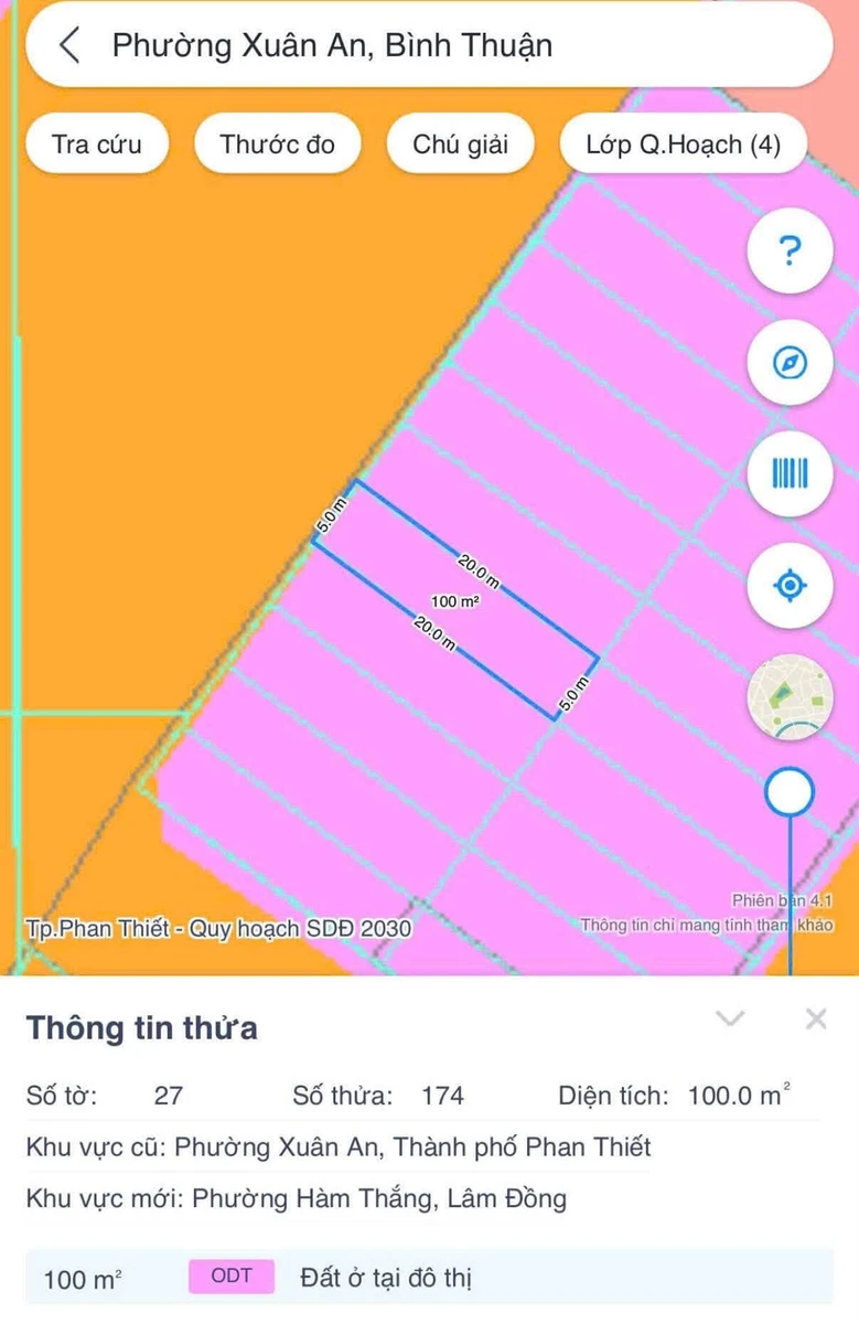 Bán đất mặt tiền Đường 19/4 Phan Thiết 100m² - Ảnh thu nhỏ 4