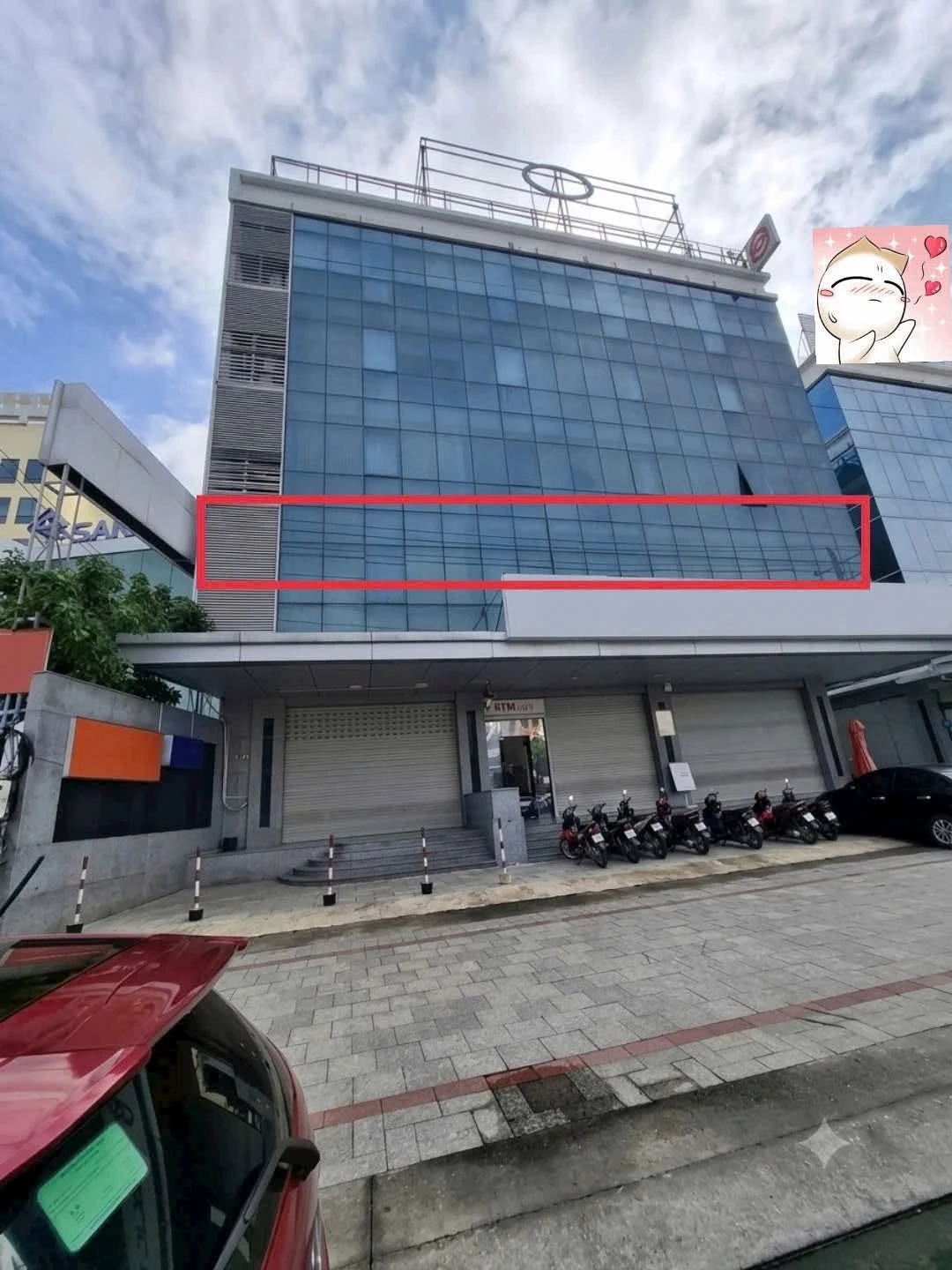 Cho thuê tầng 2 tòa nhà 380m² phố Ngân hàng Thủ Dầu Một 55 triệu/tháng - Ảnh 1