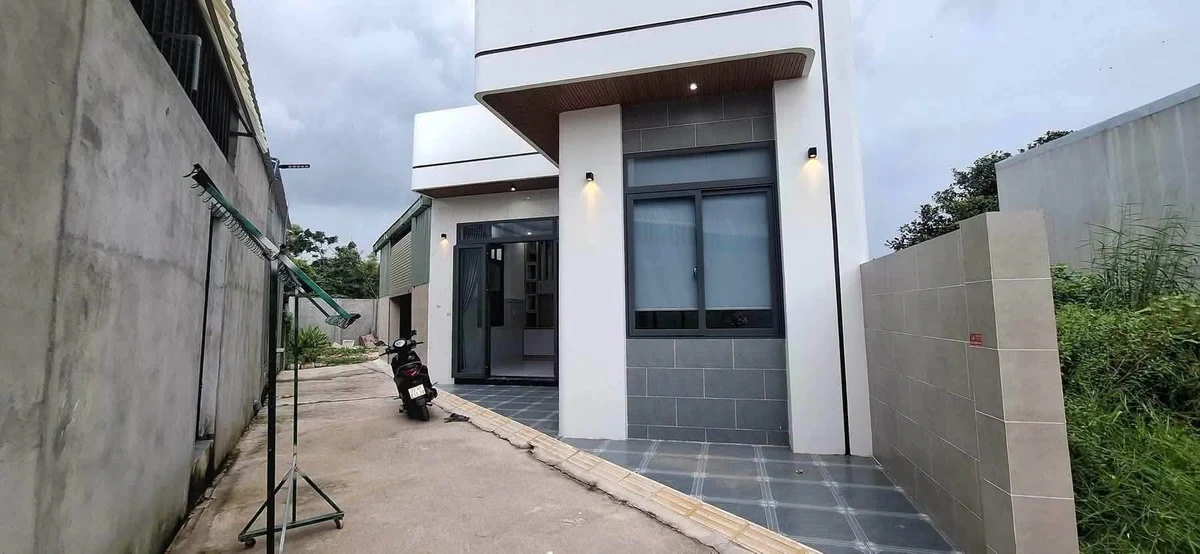 Bán nhà mới 136,7m² 3PN gần chợ An Ngãi Long Điền - Ảnh 1