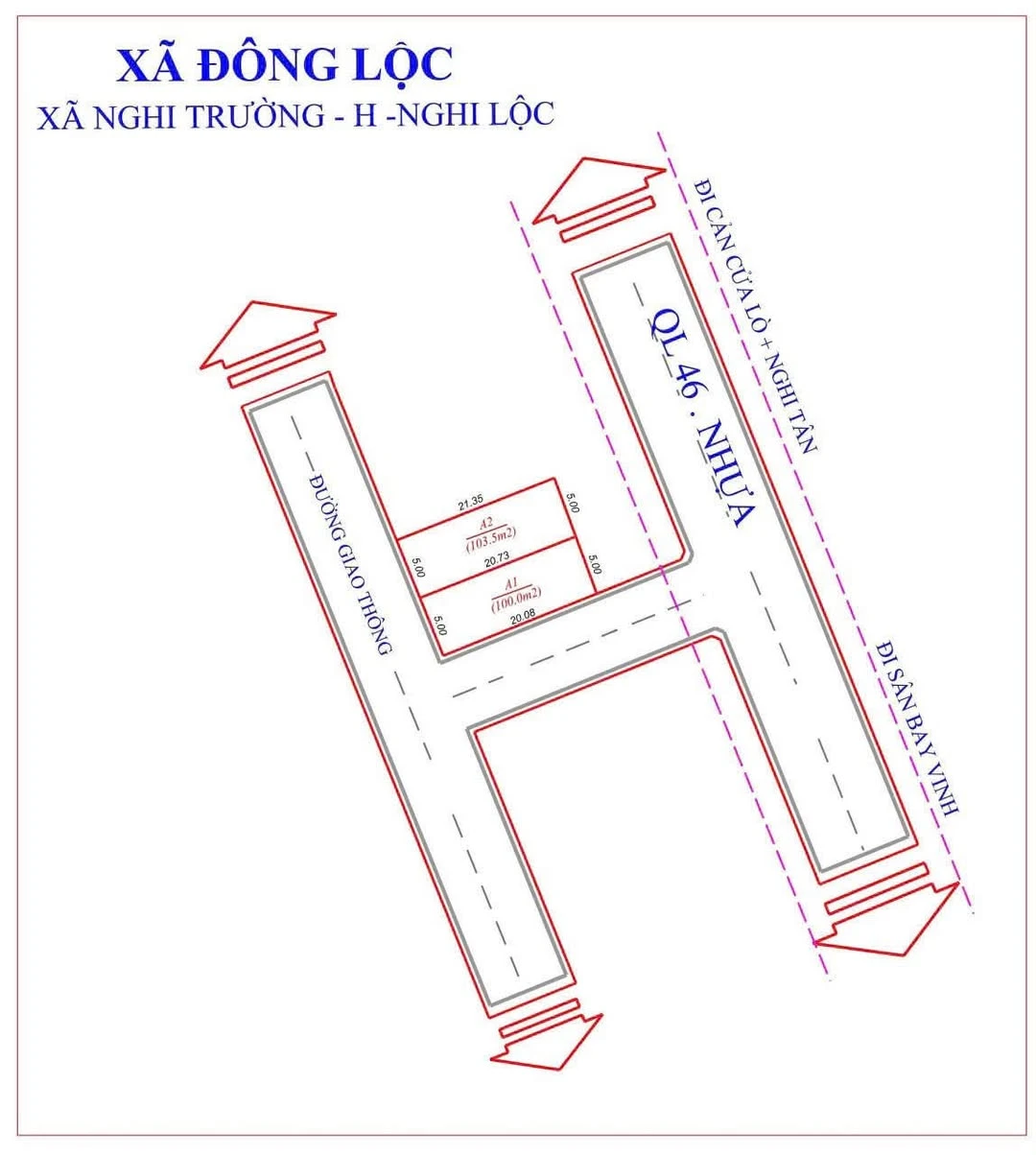 Bán đất 103.5m2 Đồng Lộc, Nghi Trường, Nghệ An - Ảnh 1