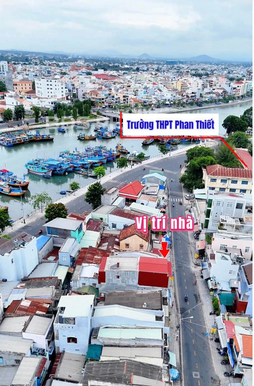 Bán nhà lô góc mặt tiền Võ Thị Sáu 40m² Phan Thiết 2,7 tỷ - Ảnh 1