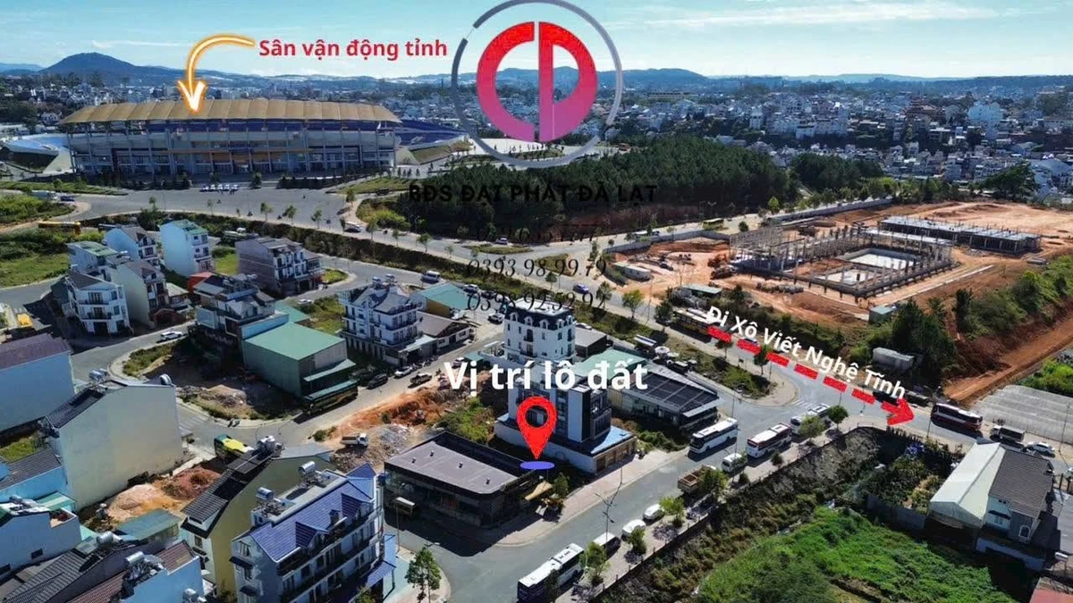 Bán lô biệt thự 277m2 Khu Liên hiệp Thể thao, Đà Lạt - Ảnh thu nhỏ 2